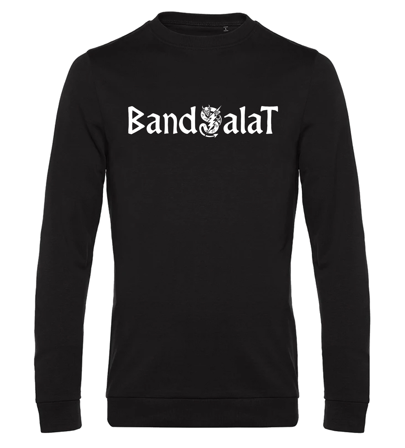 Sweatshirt- Bandsalat - Schriftzug