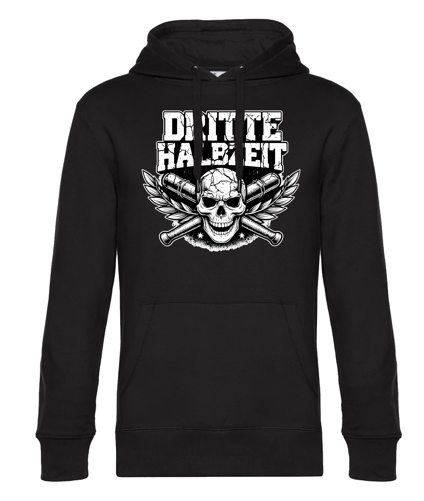 Kapuzensweatshirt- Dritte Halbzeit - Skull