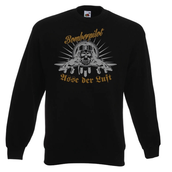 Sweatshirt- Bomberpilot-Asse der Luft Sweatshirt- Bomberpilot-Asse der Luft