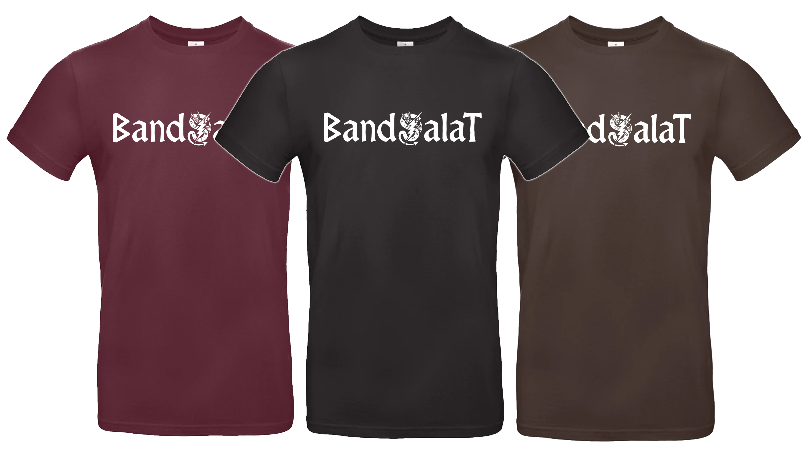 T-Shirt- Bandsalat - Schriftzug